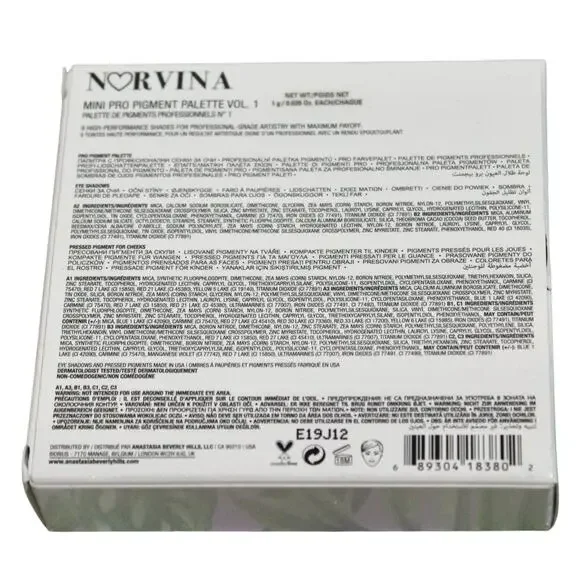 Anastasia Norvina Mini Pro Pigment Palette Vol. 1 NWT Eyeshadow - Picture 6 of 6